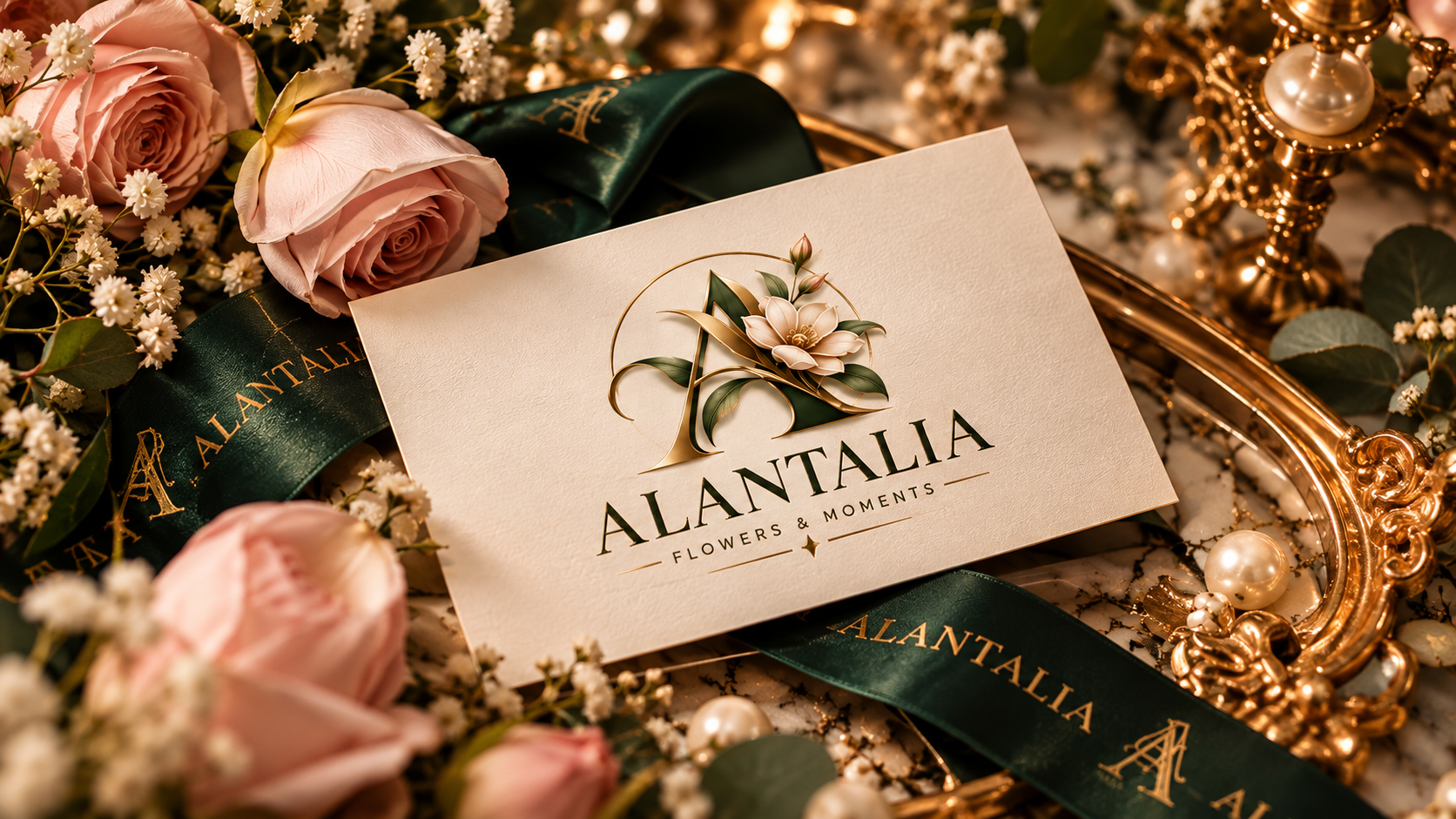 Alantalia marka kartvizit tasarımı